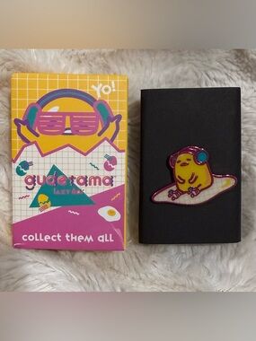 Gudetama Neon 80s Blind Box Enamel Pin